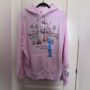 Hello Kitty Pastel Pink Camping Sweatshirt